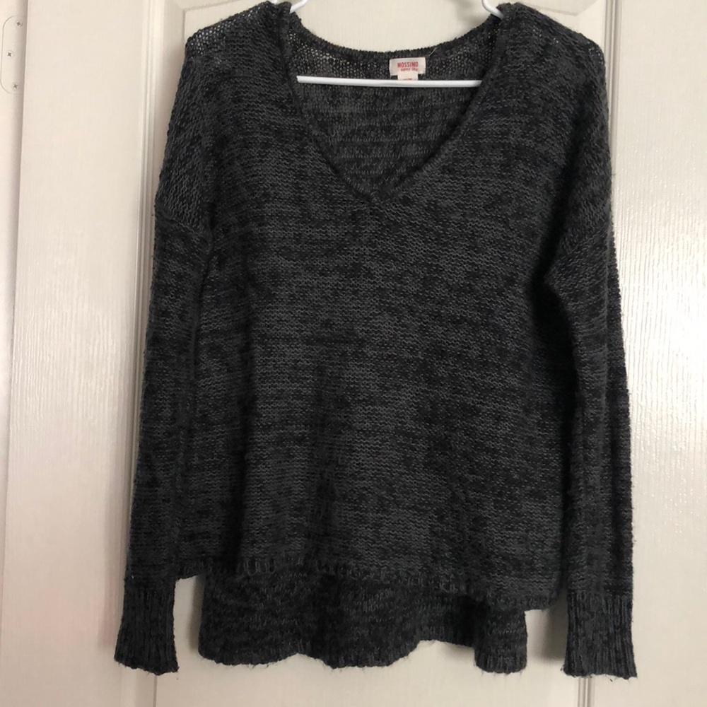 Gray sweater